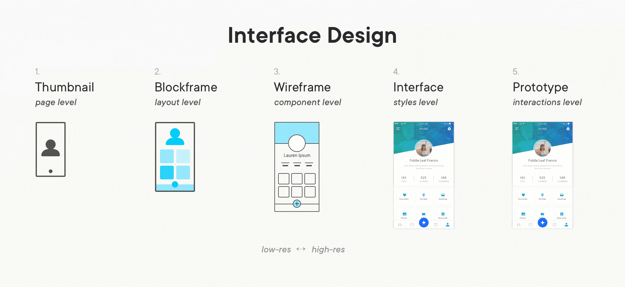 Designing the app wireframes flow