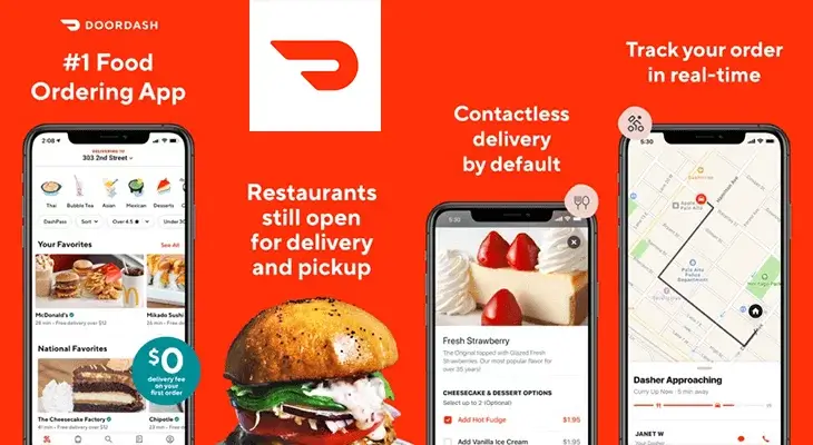 Doordash App User Interface