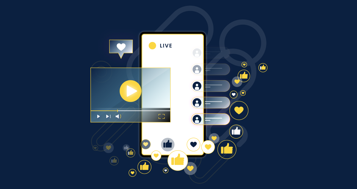 Image showing Live Streaming App's UI