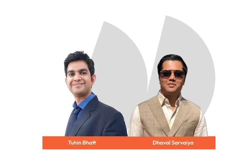Intelivita Founders - Tuhin Bhatt and Dhaval Sarvaiya