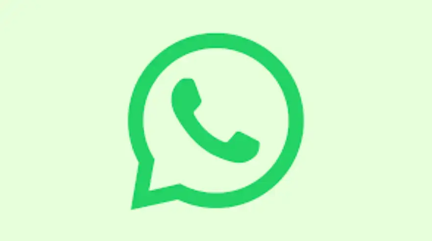 WhatsApp green logo.