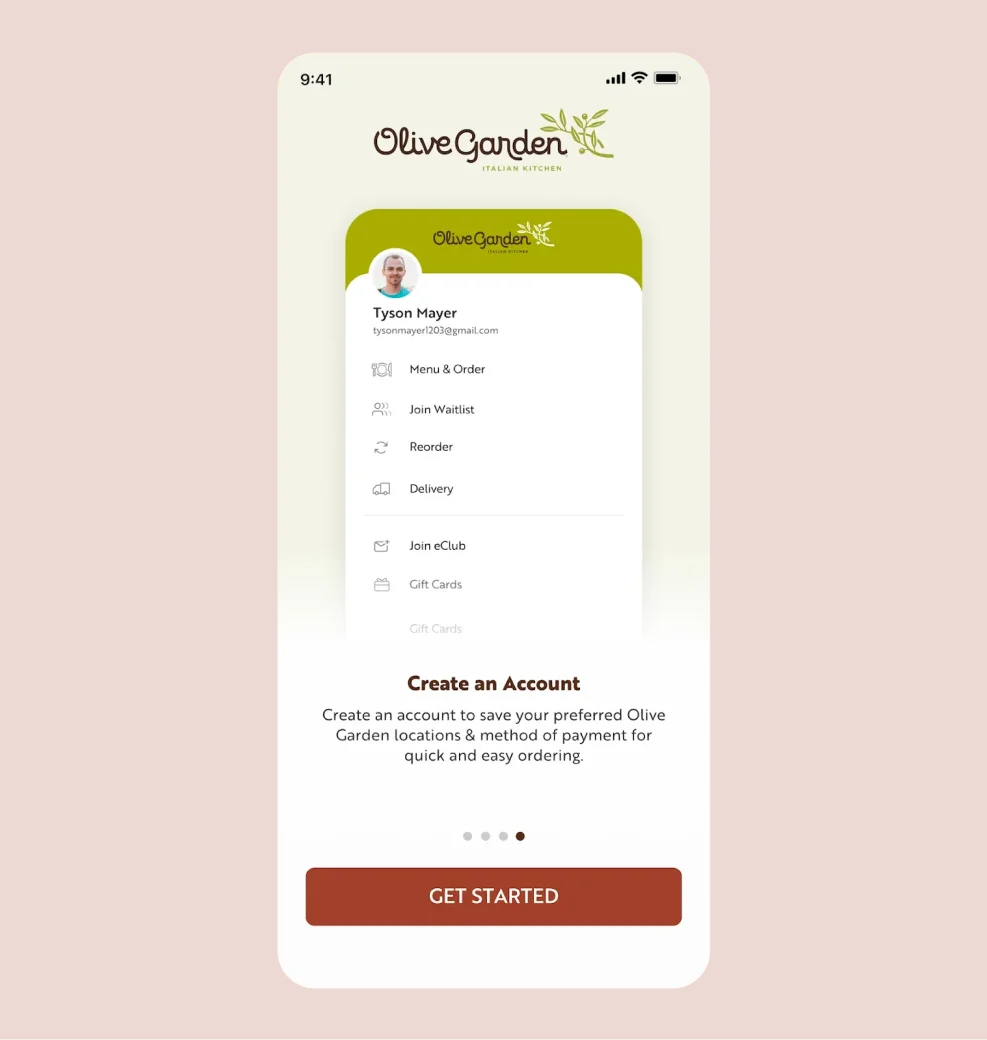 Oliver Garden App Screenshot Onboard Screen 1