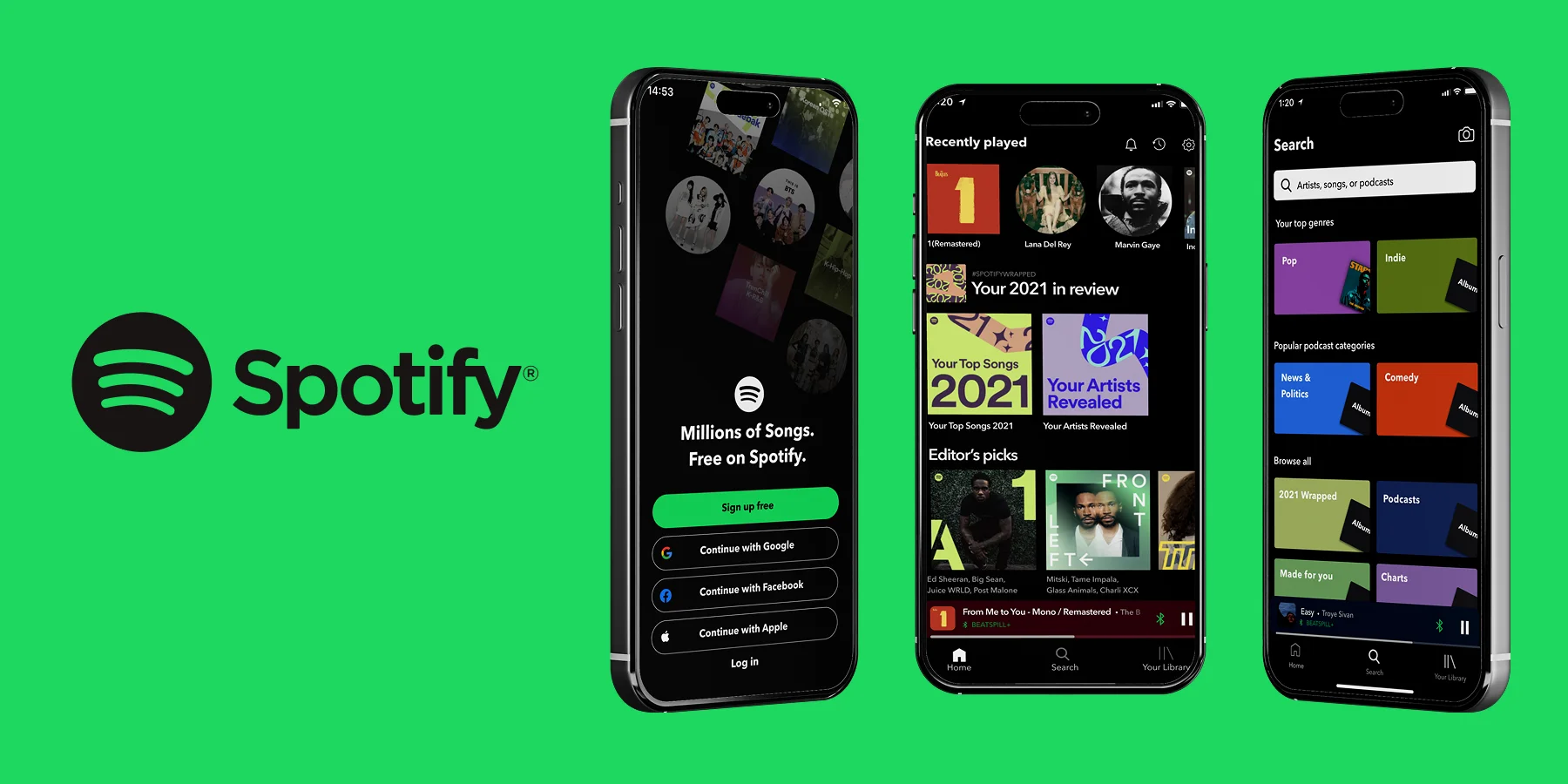 Spotify app interface.