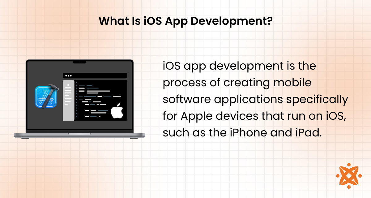 Definition of iOS app development for building applications on Apple devices