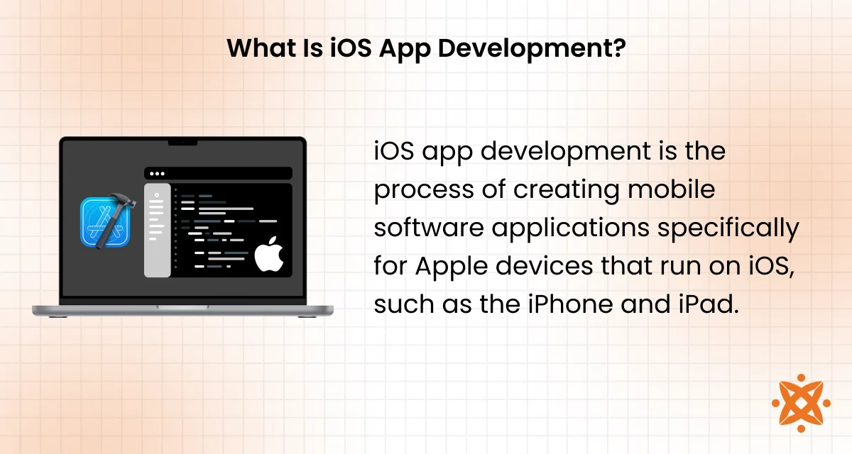 Definition of iOS app development for building applications on Apple devices