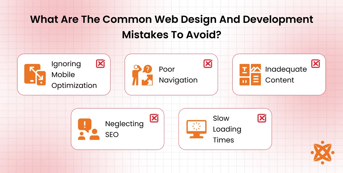 Common web design and development mistakes to avoid for better user experience and performance