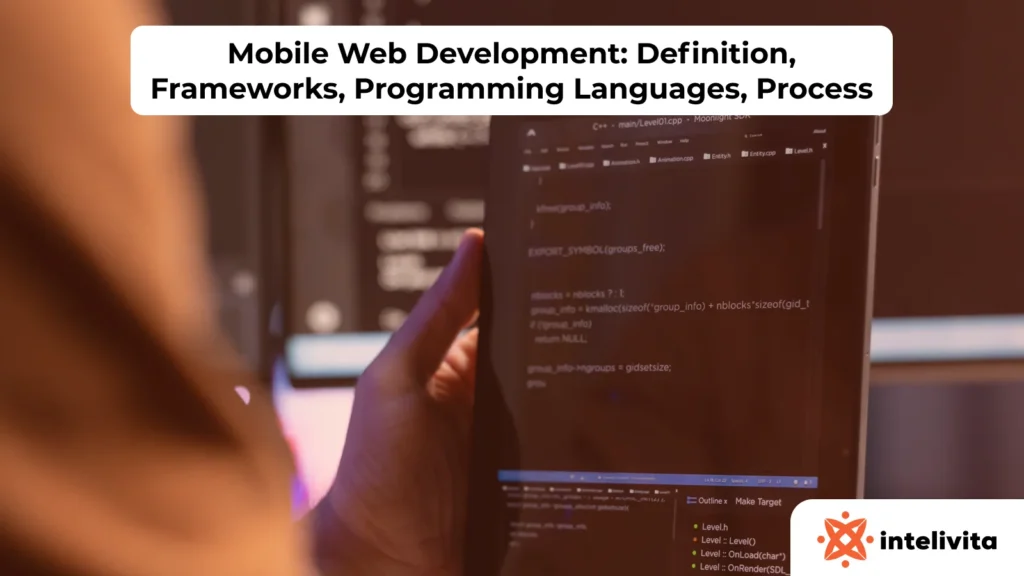 Overview of mobile web development including frameworks, languages, and development process for responsive websites
